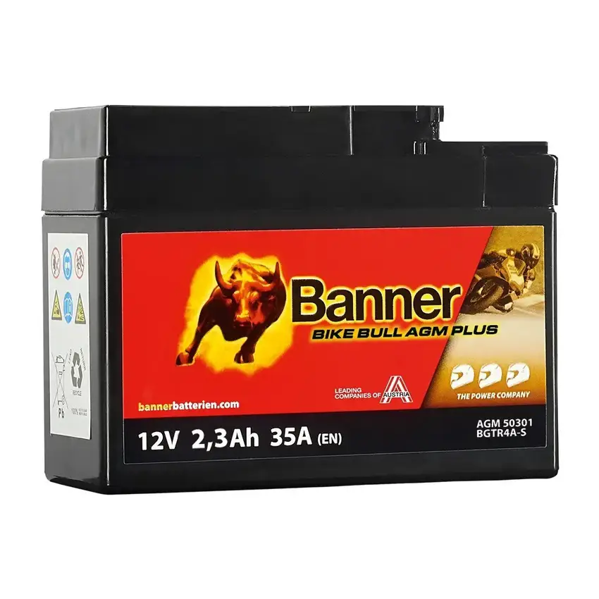 BANNER Bike Bull AGM PLUS BGTR4A-S 12V/2,3Ah